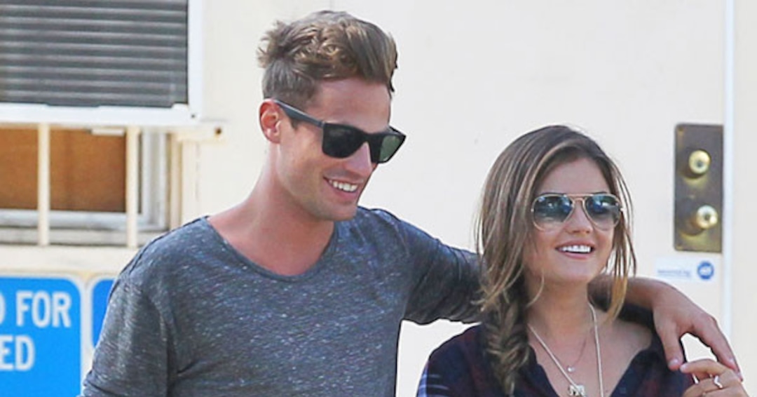 Lucy Hale Gets Cozy With Beau Adam Pitts - E! Online